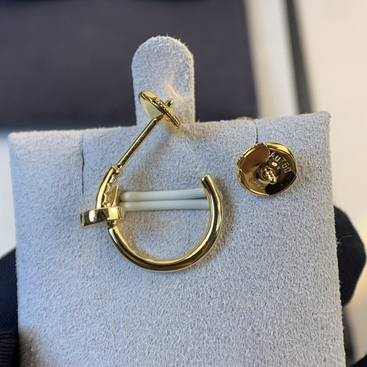 CARTIER JUSTE EARRINGS GOLD