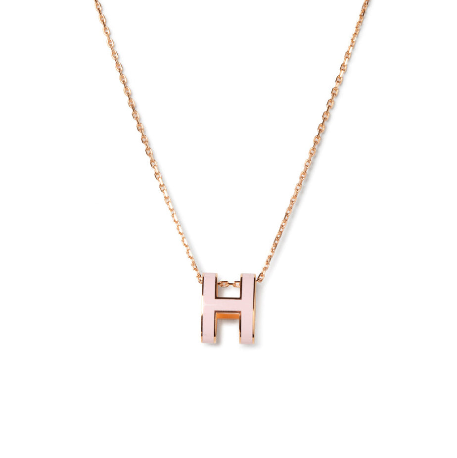 HERMES POP H PEDANT PINK GOLD