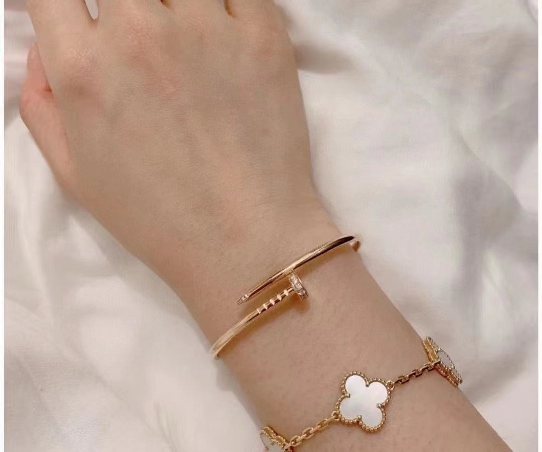 CARTIER JUSTE BRACELET 2.5MM DIAMONDS