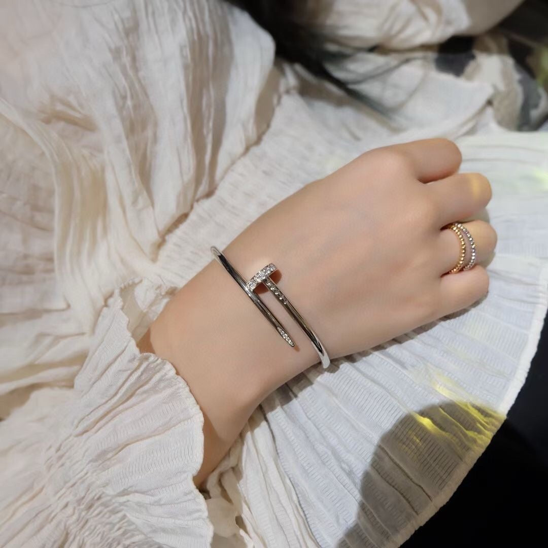 CARTIER JUSTE BRACELET 3.5MM DIAMONDS